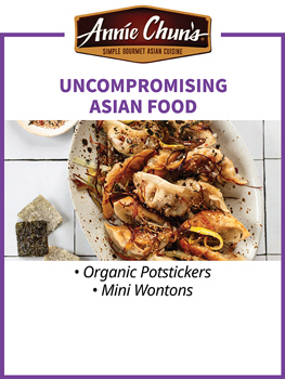 ANNIE CHUN'S®. UNCOMPROMISING ASIAN FOOD. Organic Potstickers - Mini Wontons